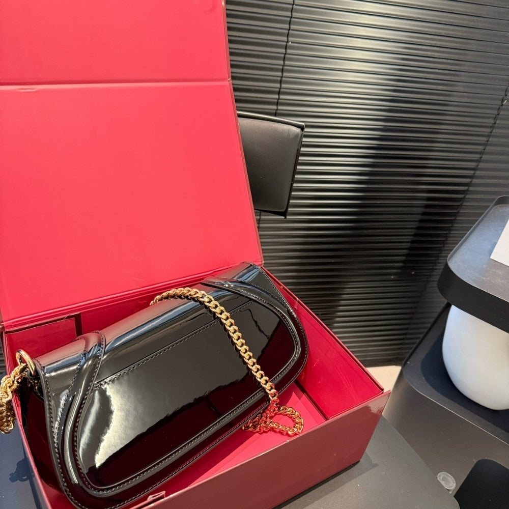 GG BLONDIE SMALL SHOULDER BAG BLACK 29CM 814952 AAEEY 1000