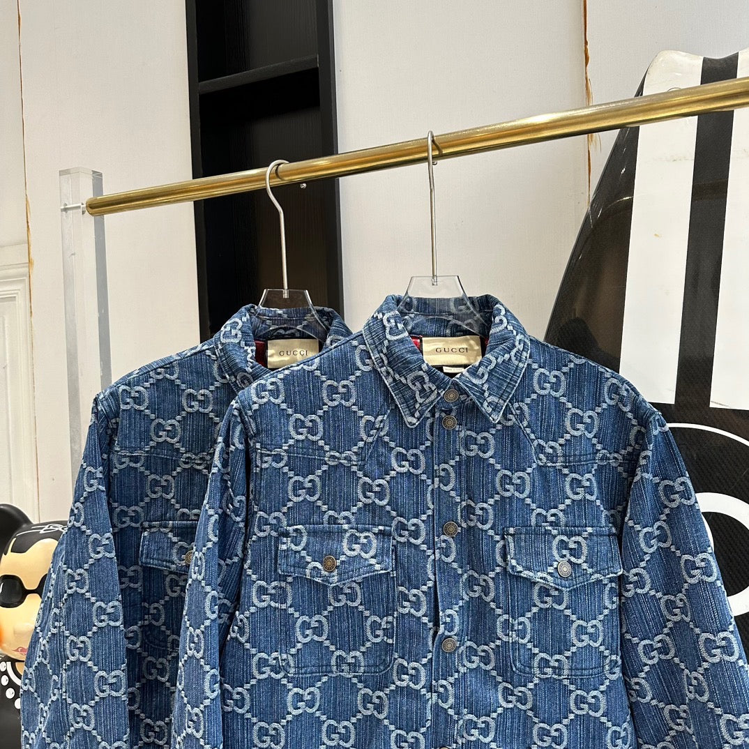 GG DENIM OVERSHIRT