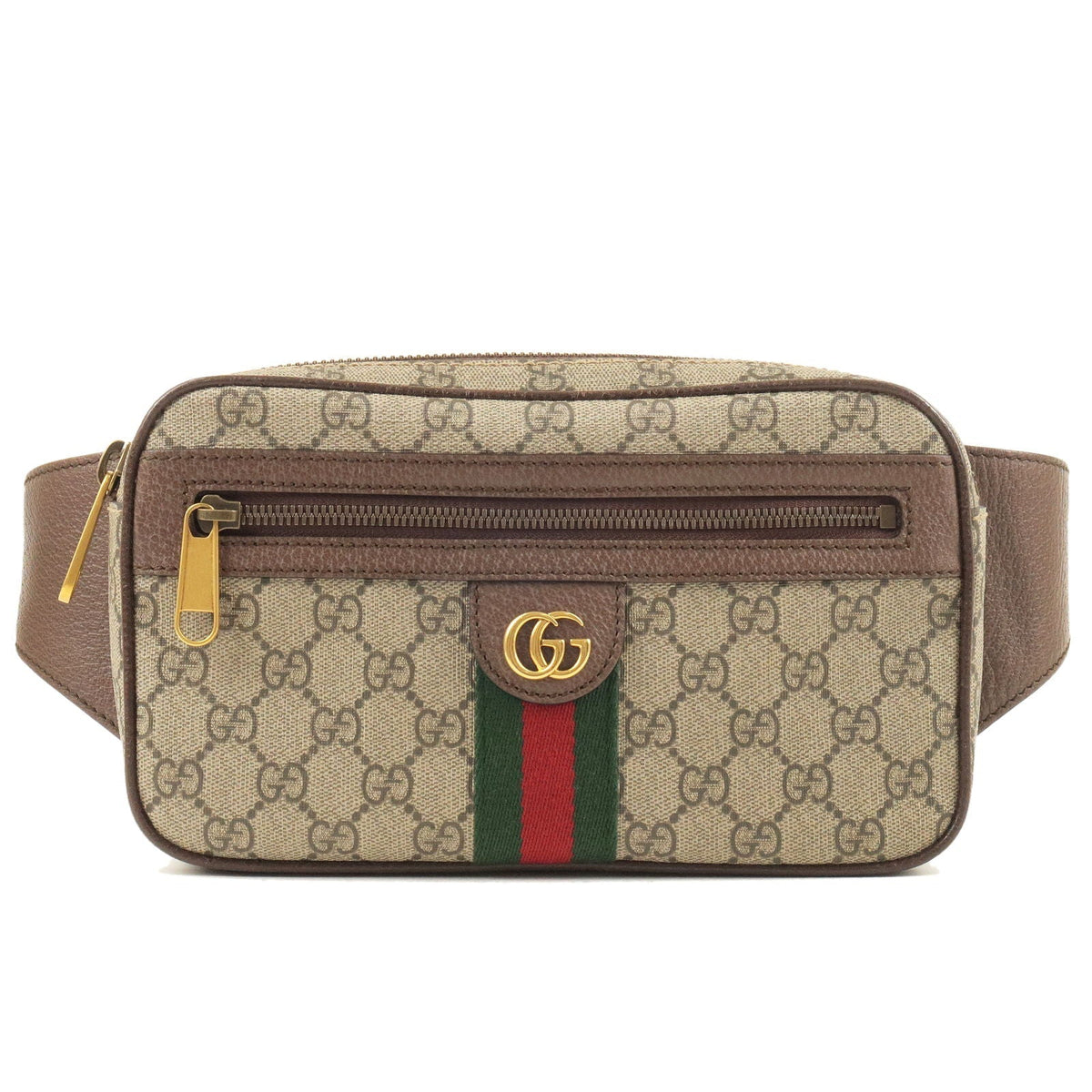 GUCCI Ophidia GG Supreme Leather Waist Bag Beige 5747964