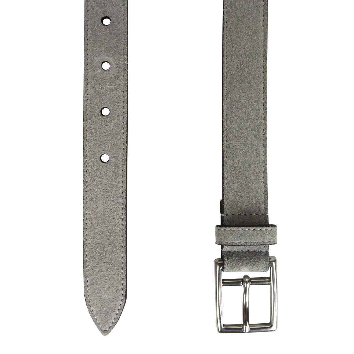 Gucci Men's Silver Light Gray Fabric Leather Belt Buckle 368193 1417