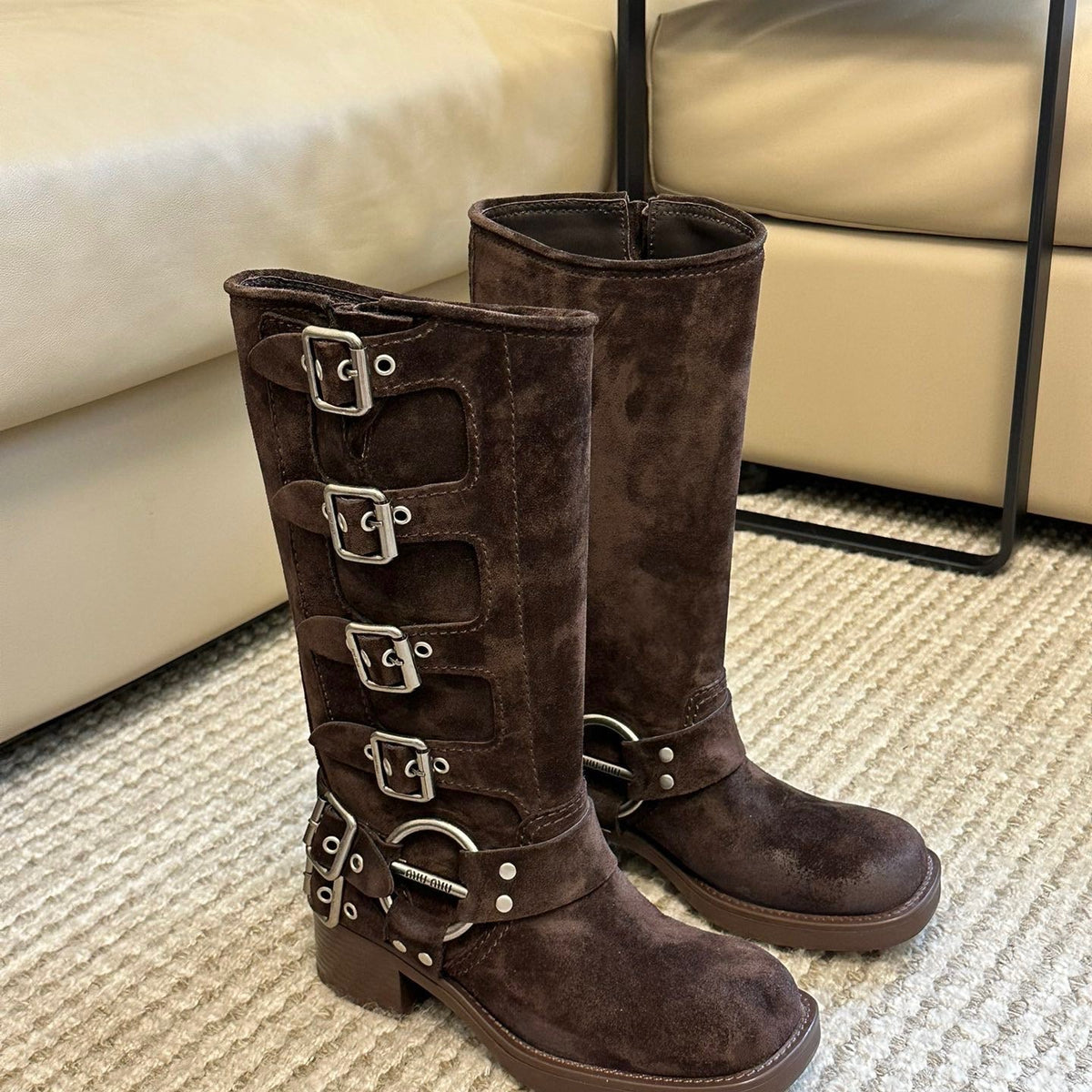 MIU M BOOTS