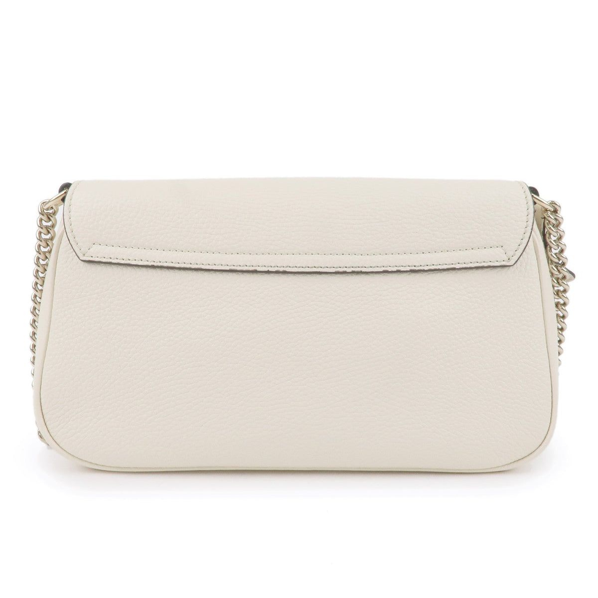 GUCCI SOHO Leather Chain Shoulder Bag Crossbody Bag Ivory 536224