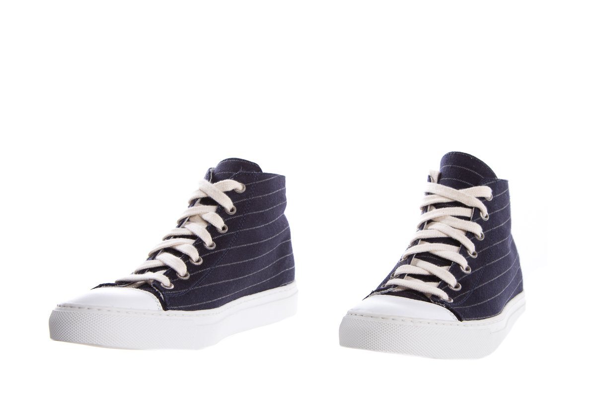 Sofie D'hore Pinstripe Sneakers SZ 7
