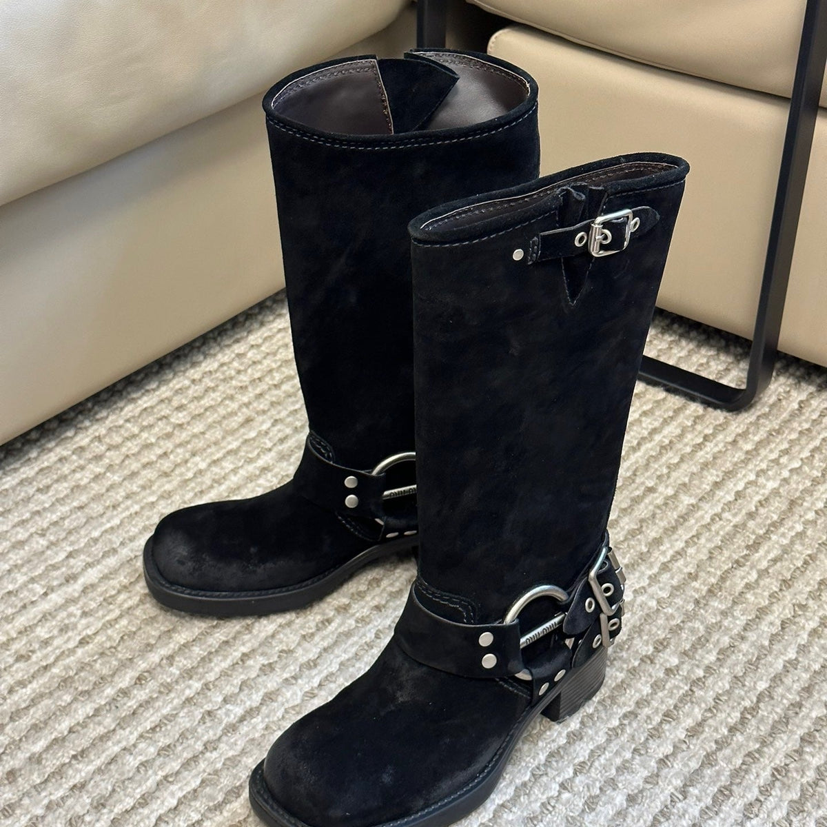 MIU M BOOTS