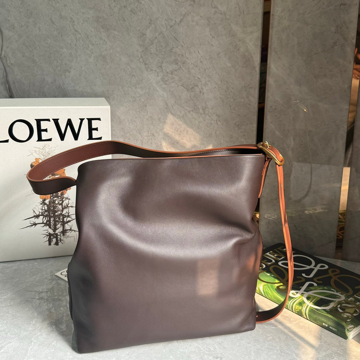 LOEW DRAPED TOTE BAG