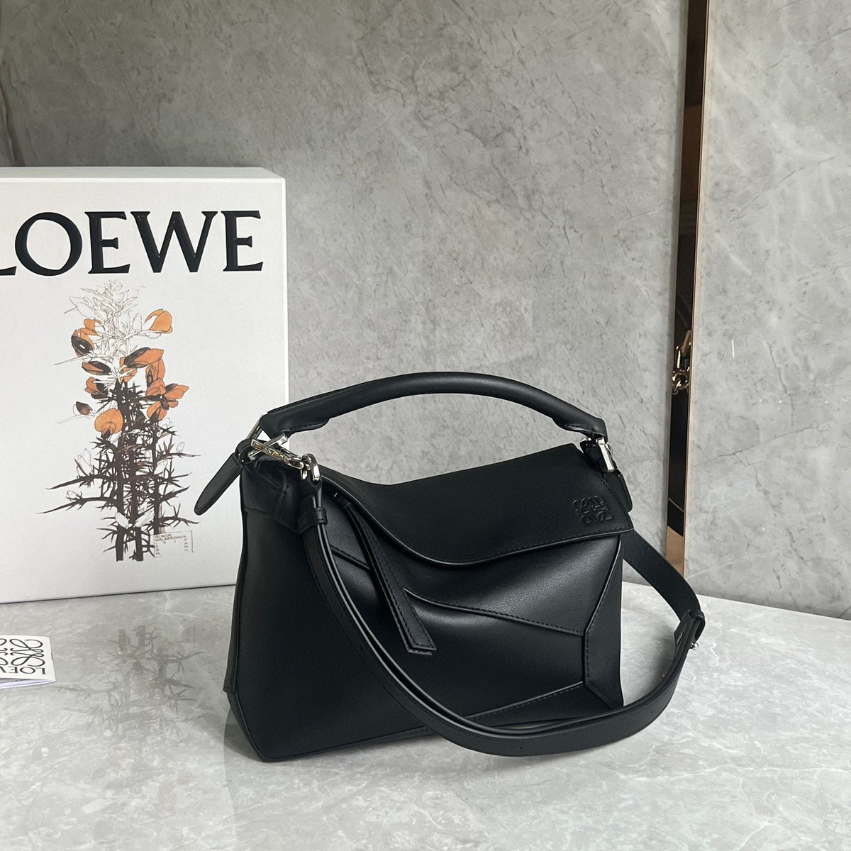 LOEW SMALL PUZZLE EDGE BAG