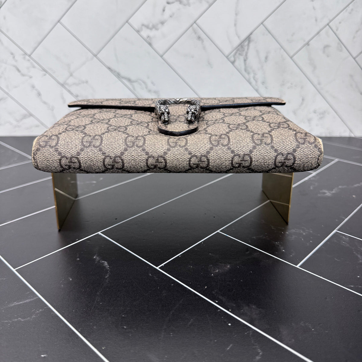 Gucci Supreme Dionysus Wallet on a Chain Crossbody Bag