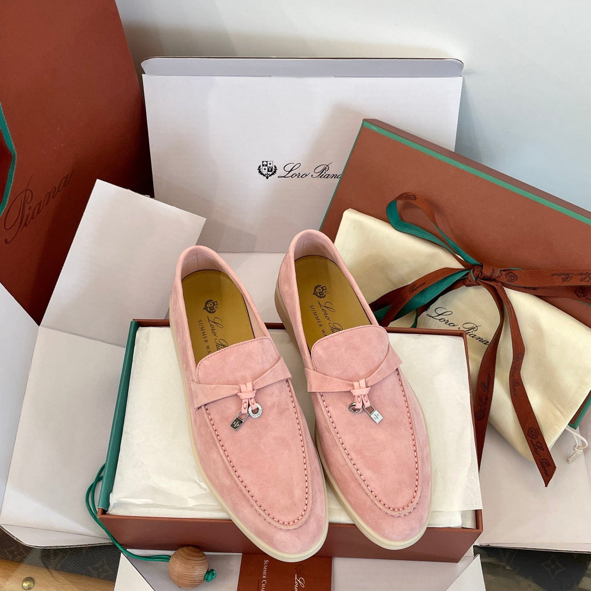 LORO P SUMMER CHARMS LOAFERS