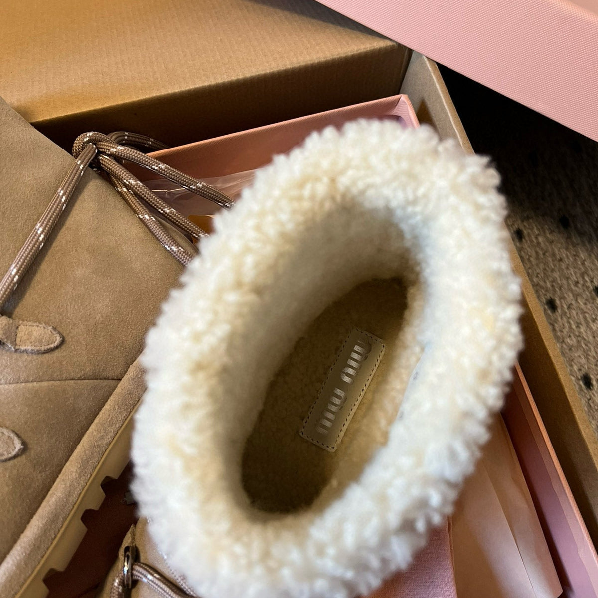 MIU M BOOTS