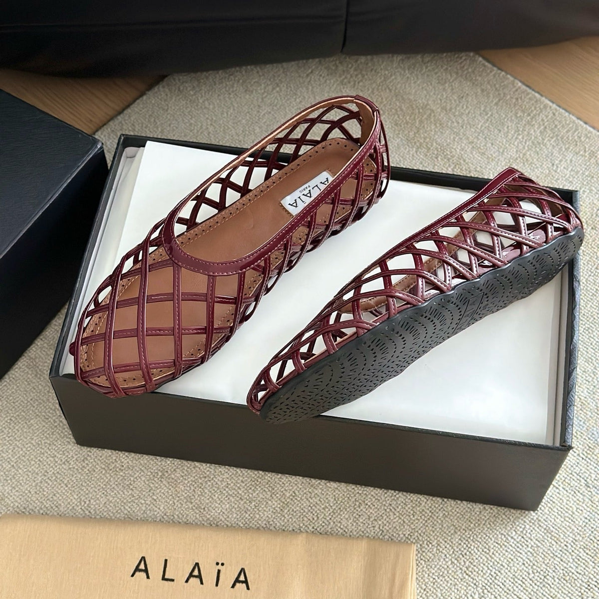 ALAIA BALLET FLATS
