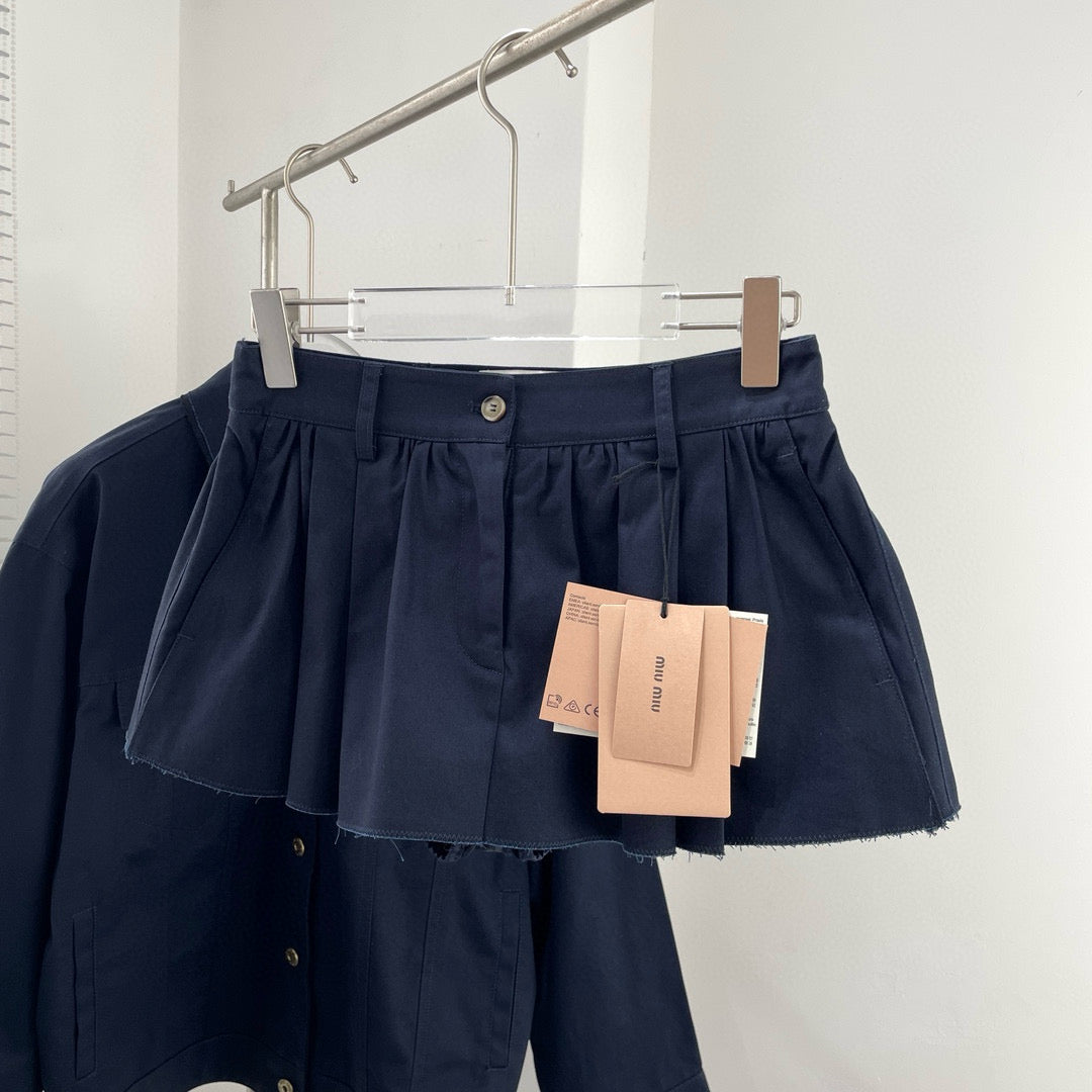 MIU M DENIM SKIRT