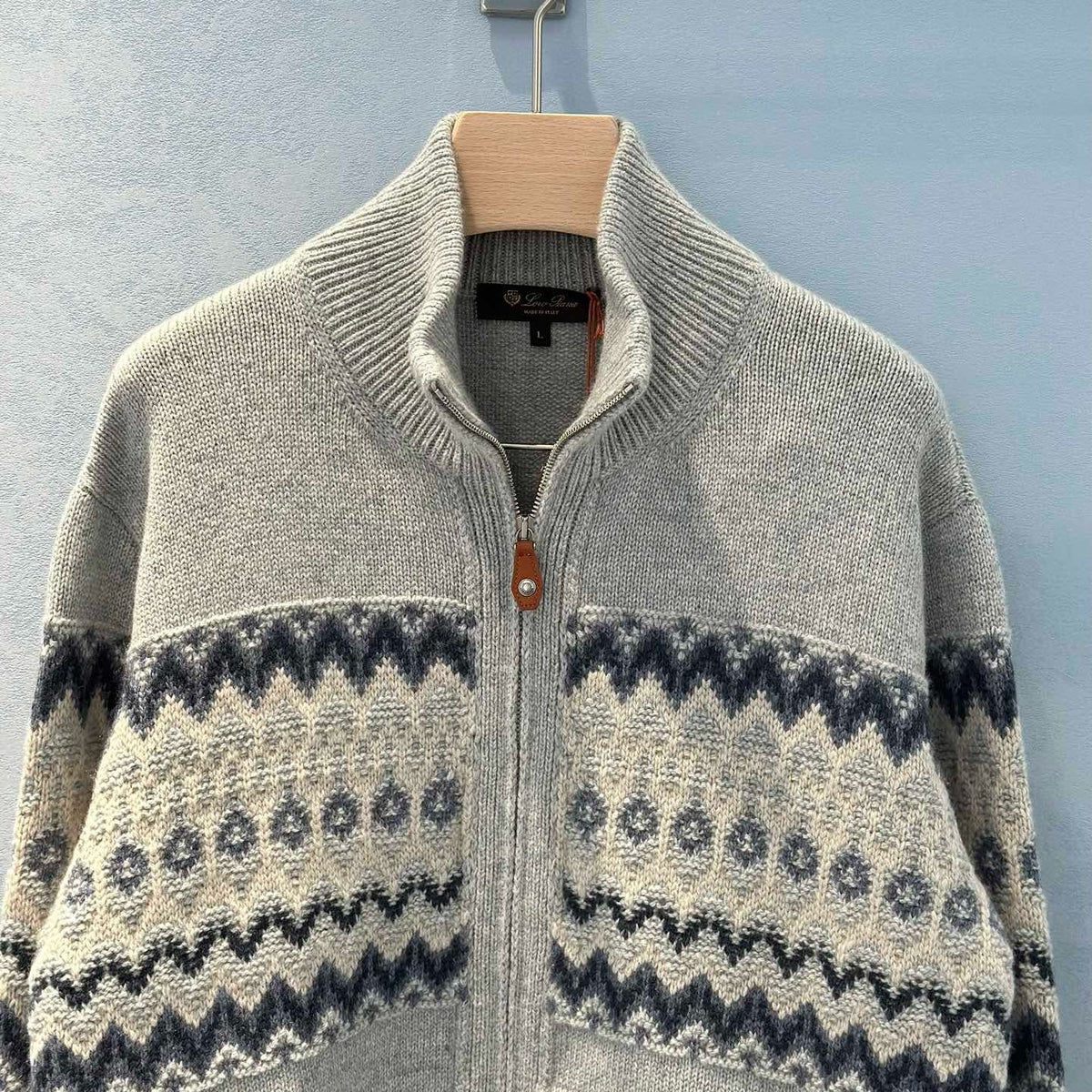 LORO P ZIP SWEATER