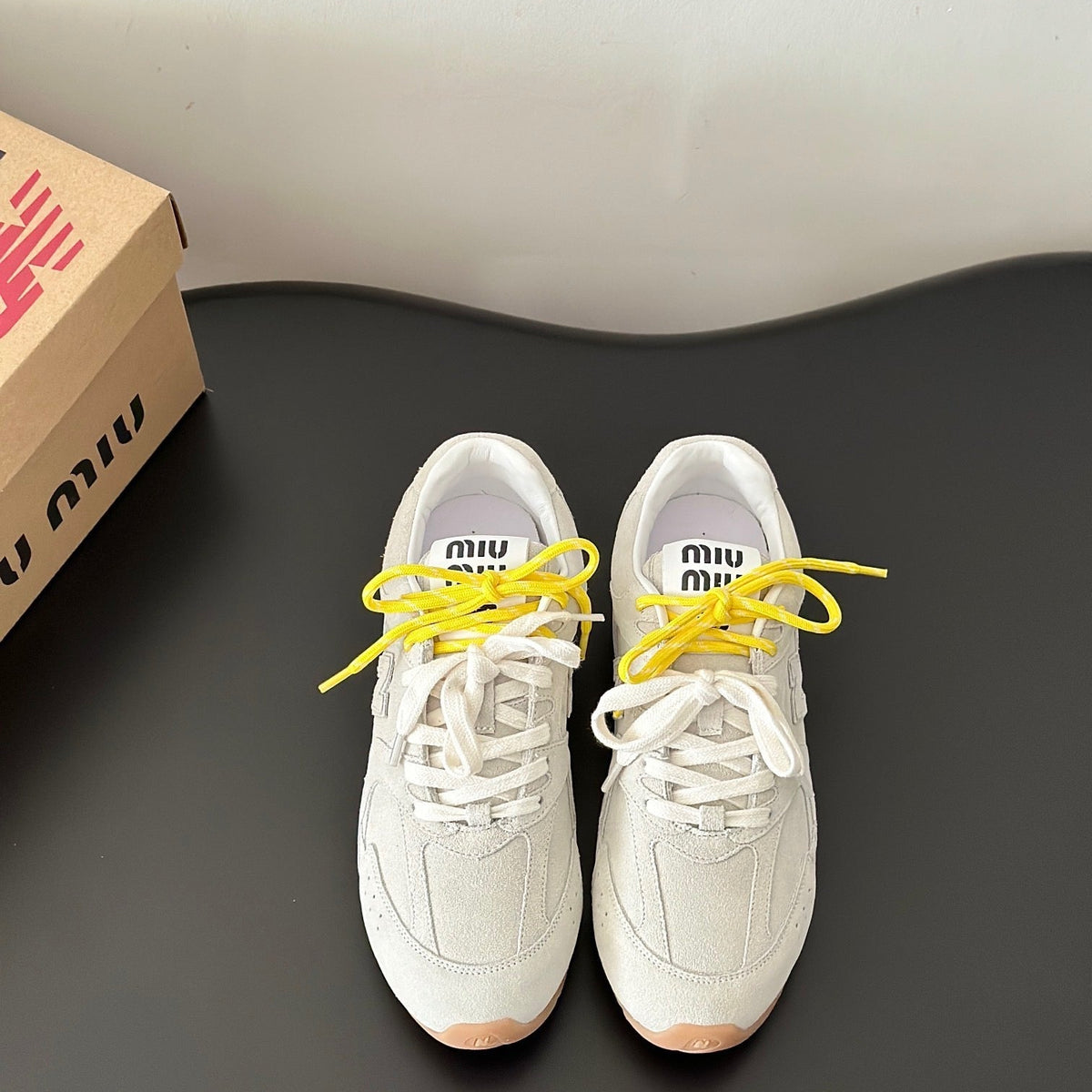 MIU M x NEW BALANCE TRAINERS