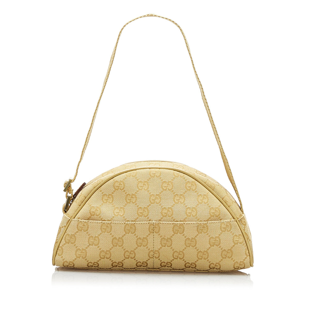 Gucci GG Canvas Half Moon Shoulder Bag