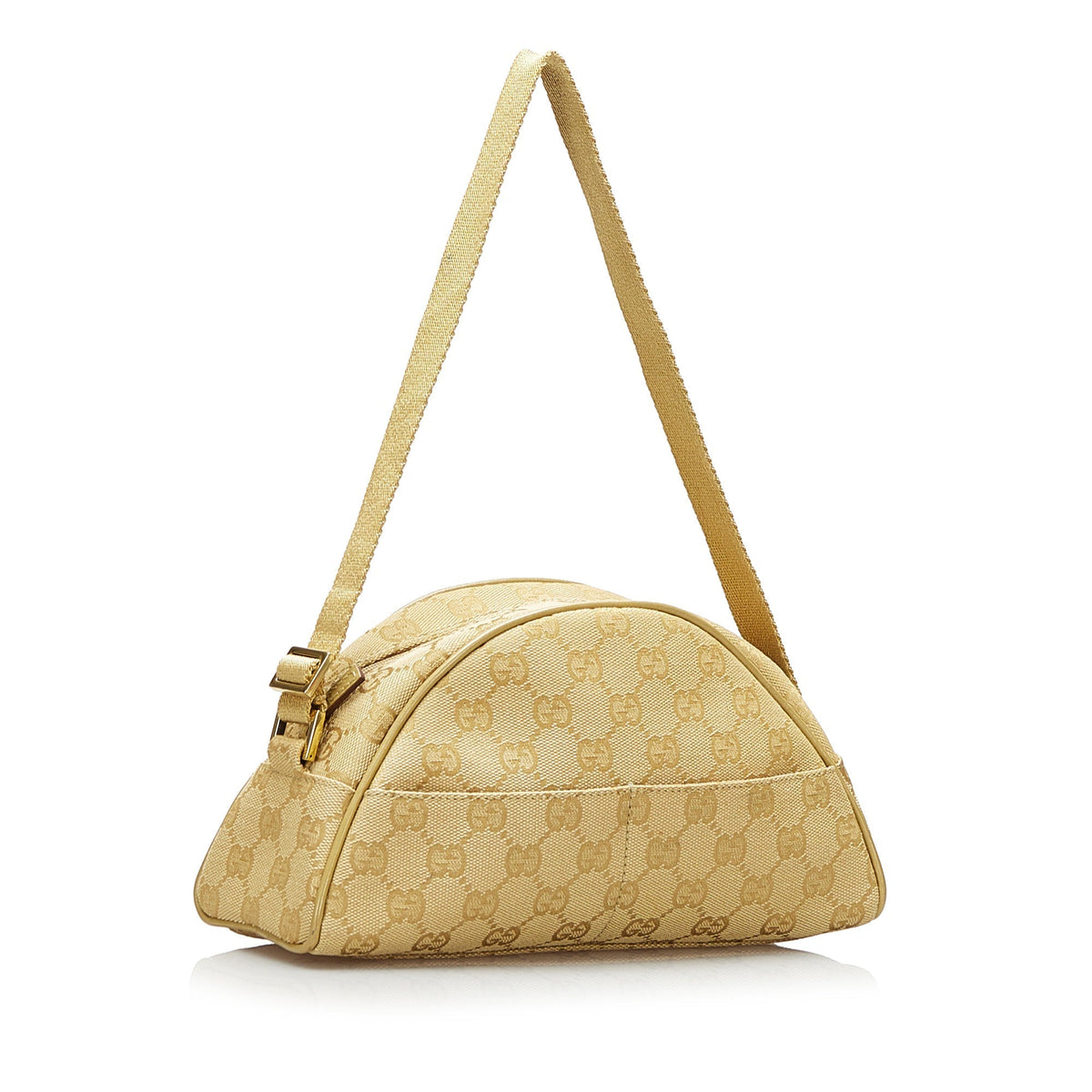 Gucci GG Canvas Half Moon Shoulder Bag