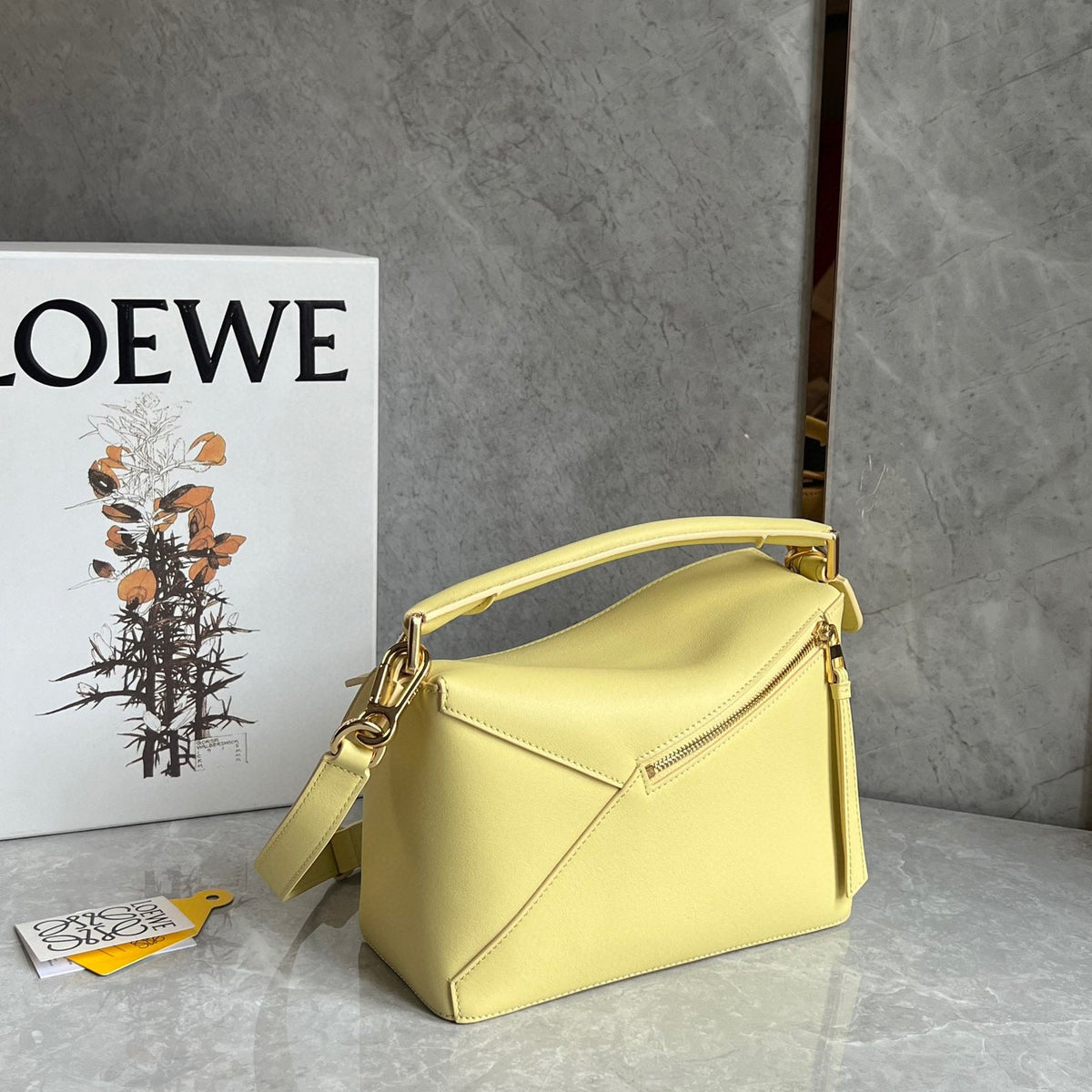 LOEW SMALL PUZZLE EDGE BAG