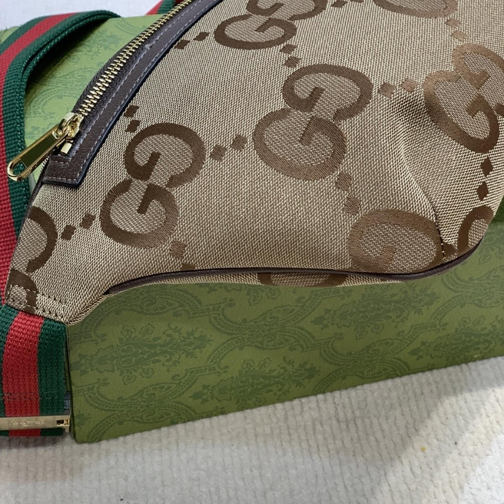 GG JUMBO GG BELT BAG BROWN 39CM