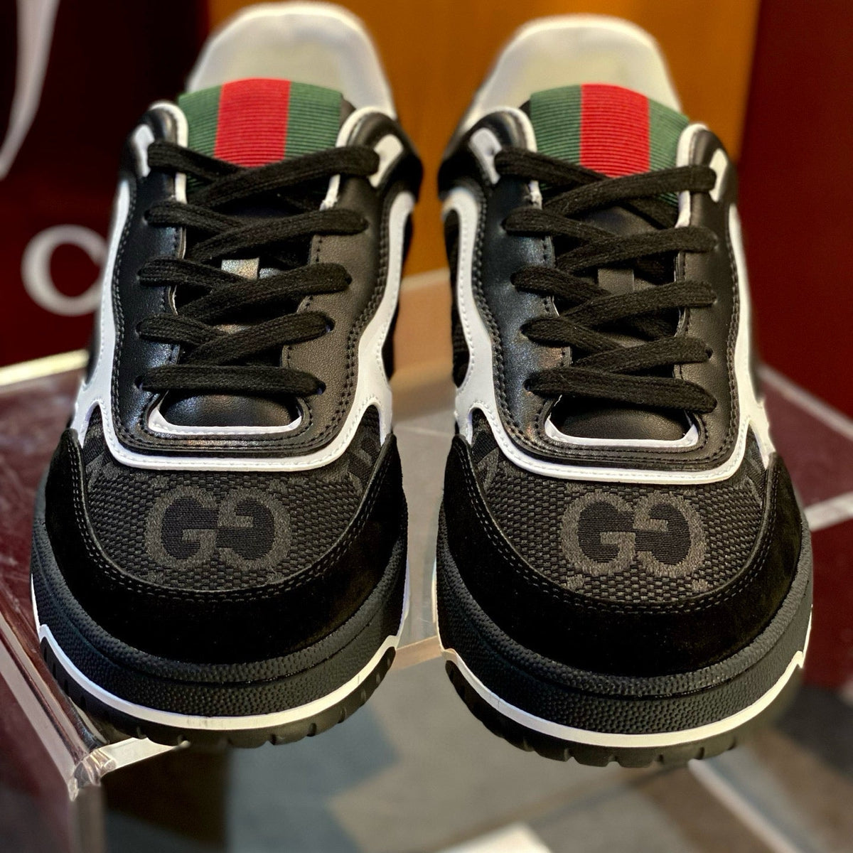 GG RE WEB SNEAKERS