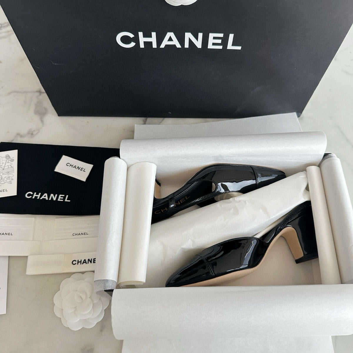 CC SLINGBACK HEELS