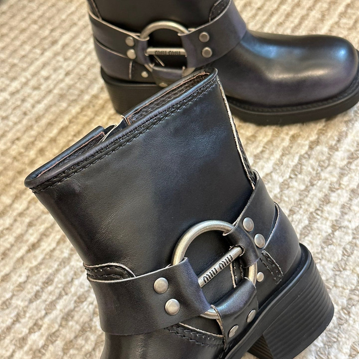MIU M BOOTS