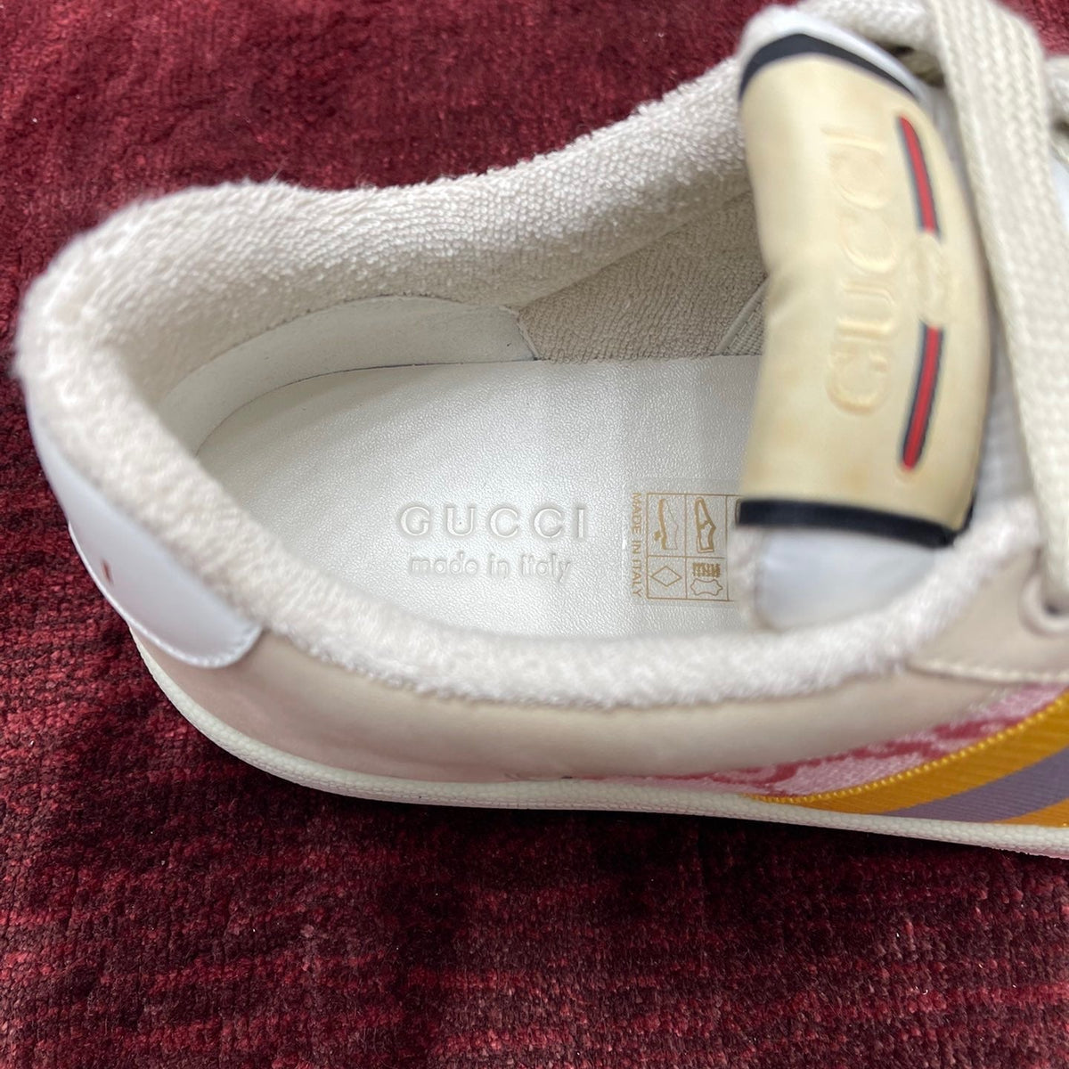 GG SCREENER LEATHER SNEAKERS