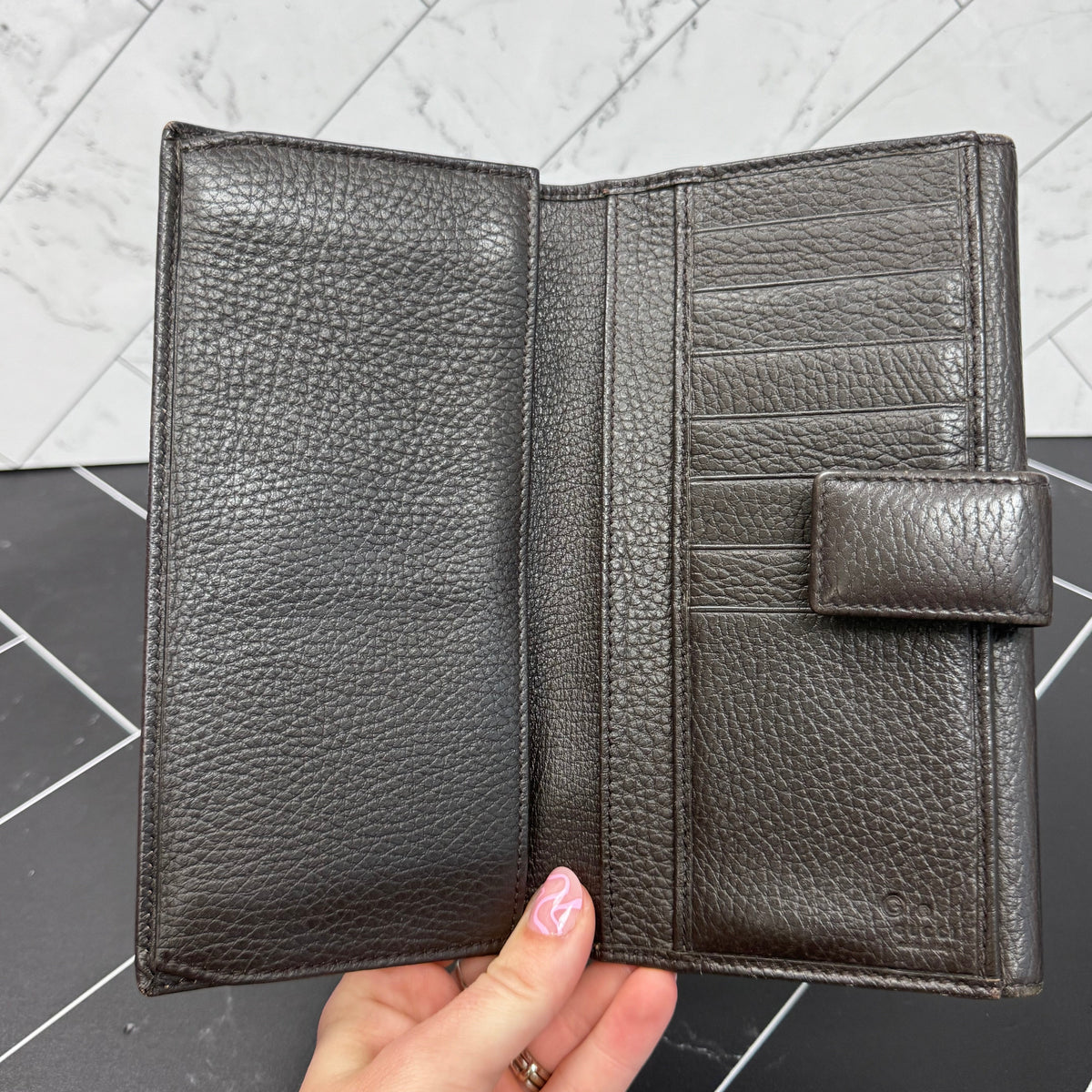 Gucci Brown Interlocking G Long Wallet