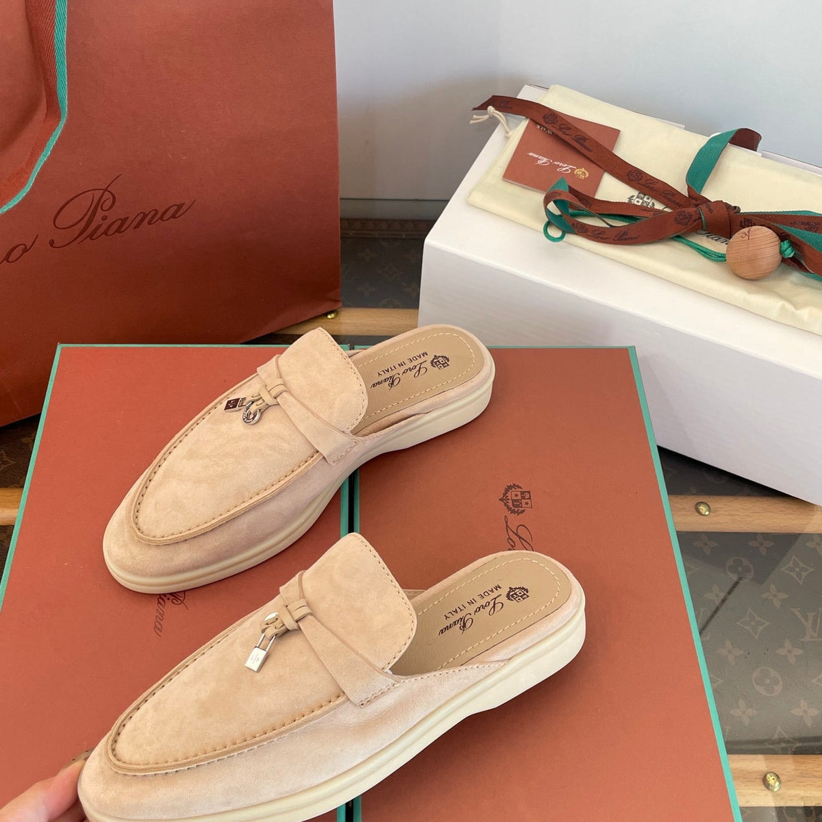 LORO P SUMMER CHARMS LOAFERS