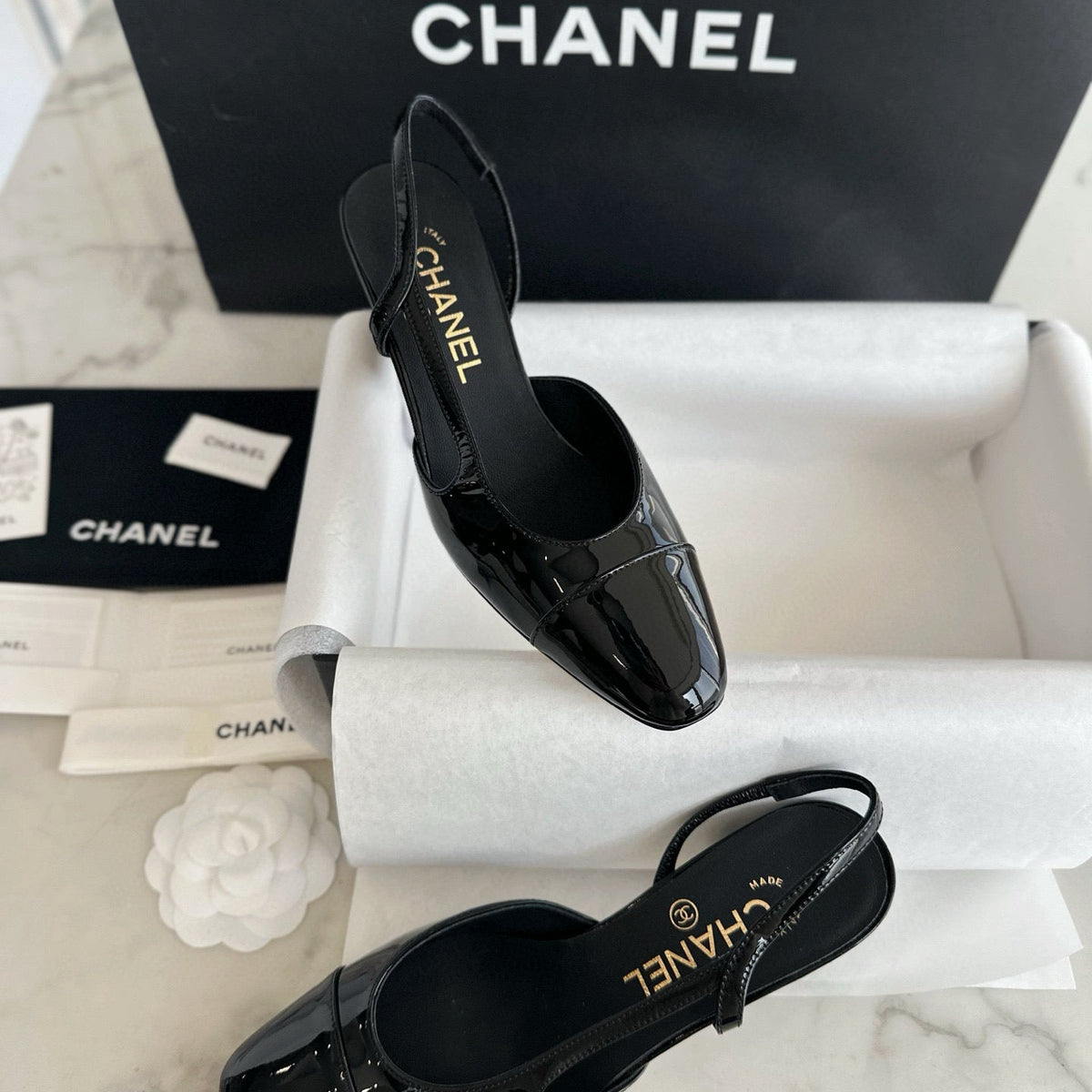 CC SLINGBACK HEELS