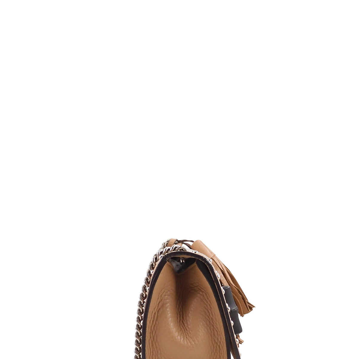 Miss Bamboo Studded Shoulder Bag
