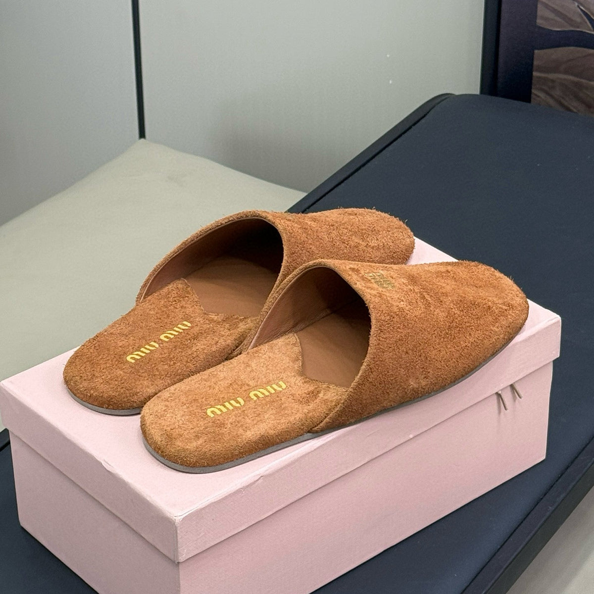 MIU M SLIPPERS