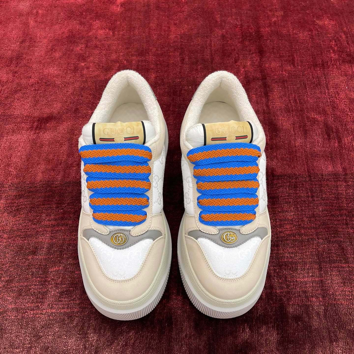 GG SCREENER LEATHER SNEAKERS