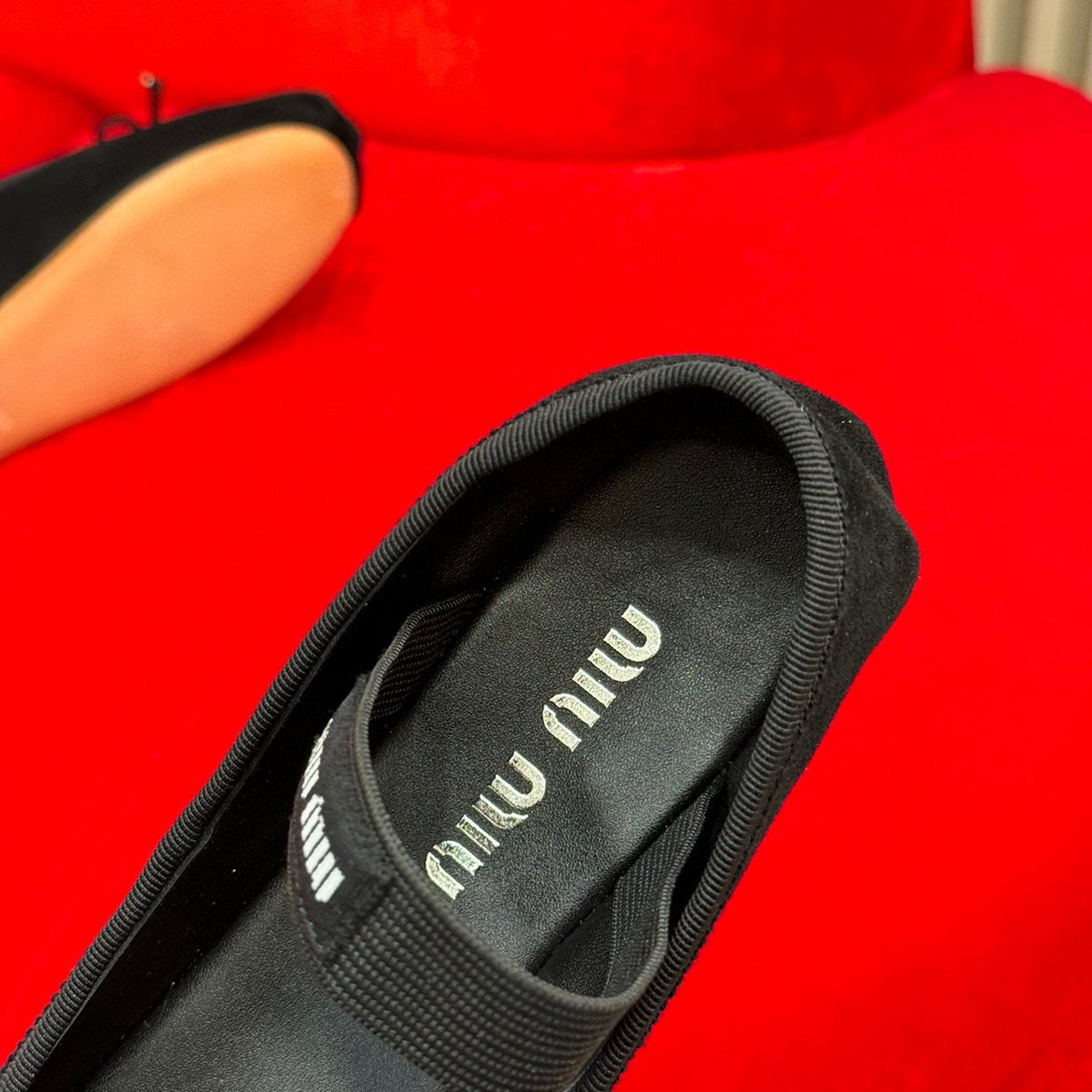MIU M BALLERINA FLATS