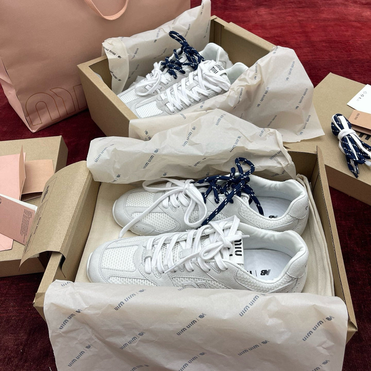 MIU M x NEW BALANCE TRAINERS