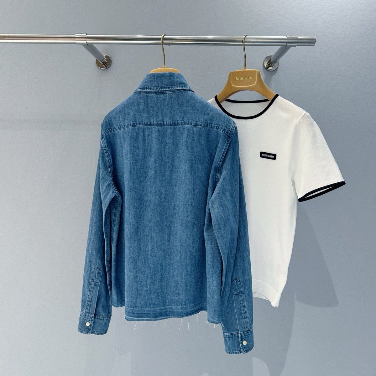 MIU M DENIM SHIRT
