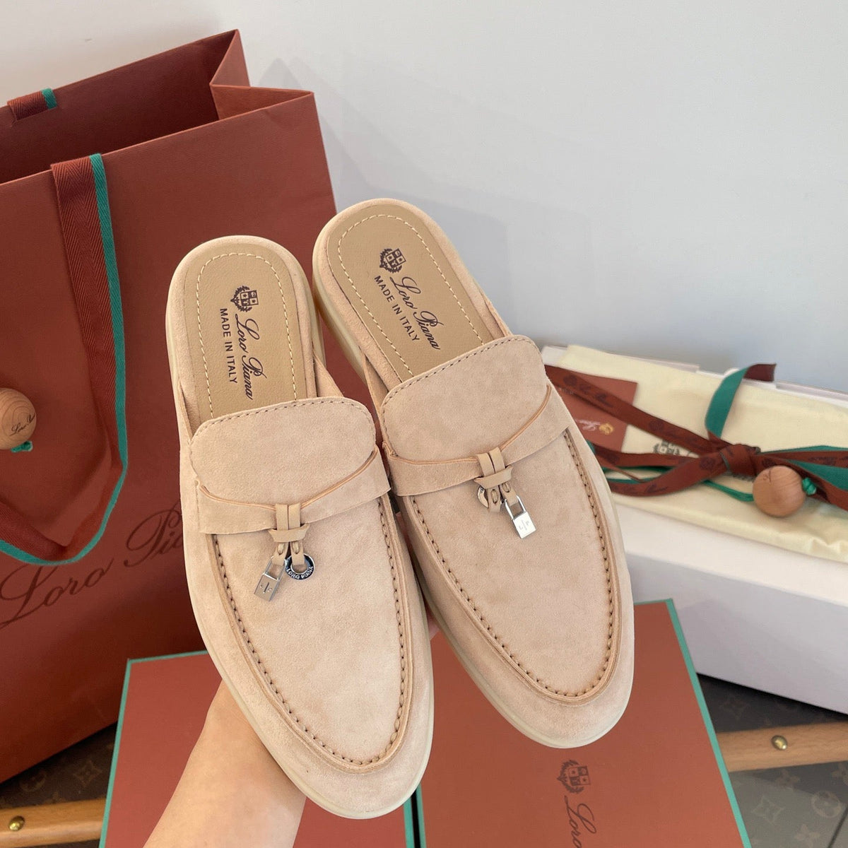 LORO P SUMMER CHARMS LOAFERS