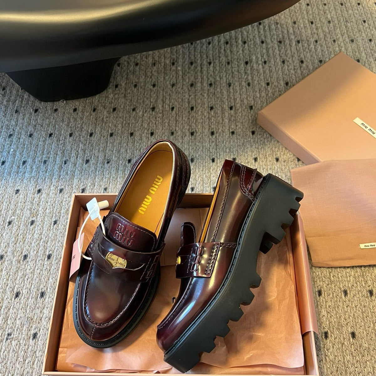 MIU M LOAFERS
