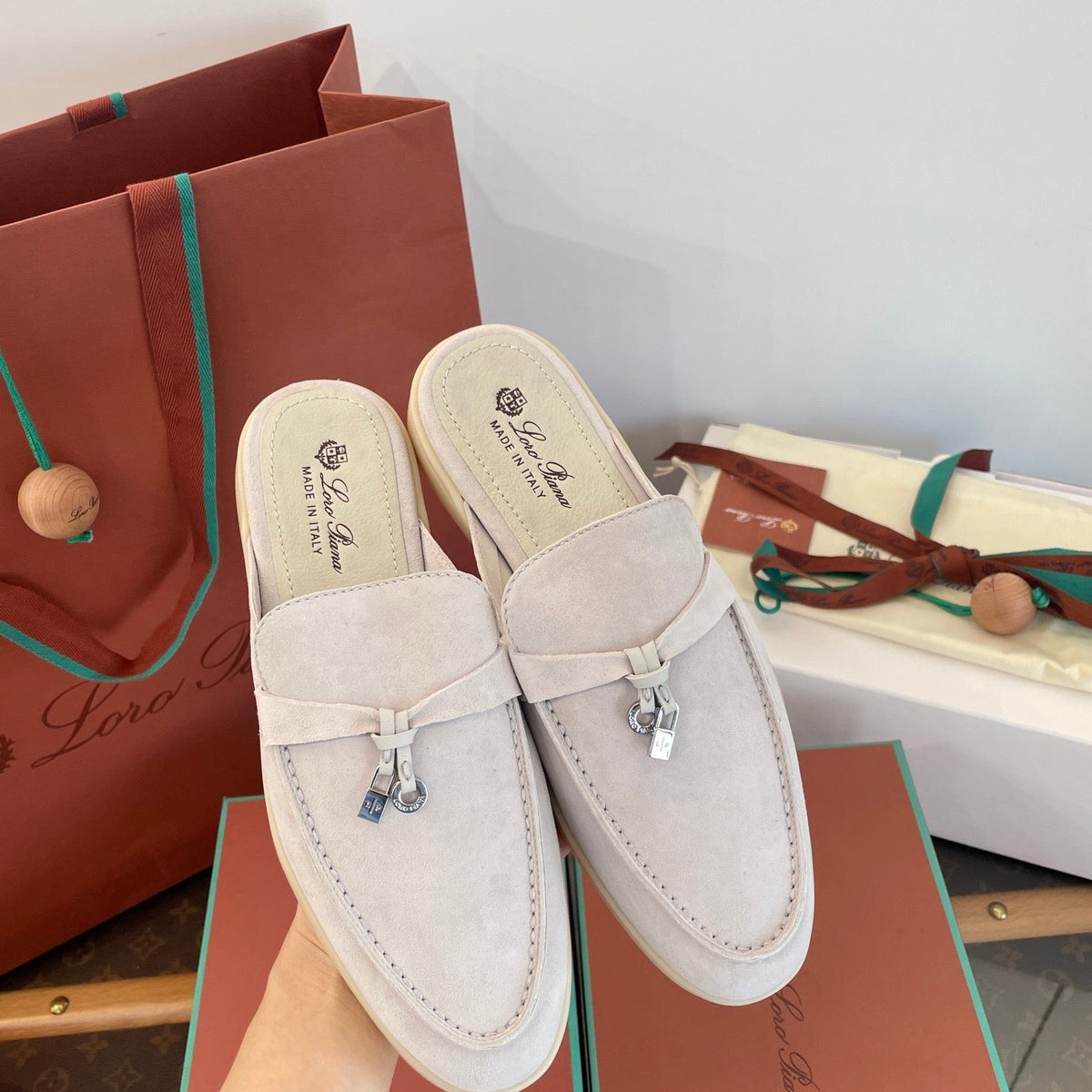LORO P SUMMER CHARMS LOAFERS