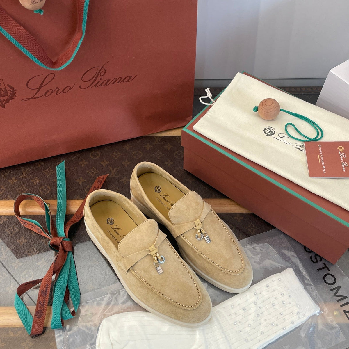 LORO P SUMMER CHARMS LOAFERS