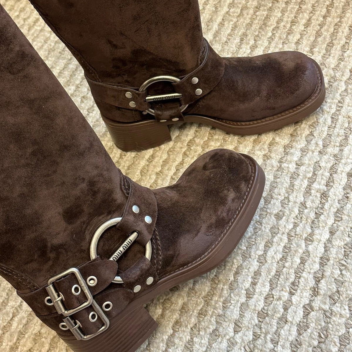 MIU M BOOTS