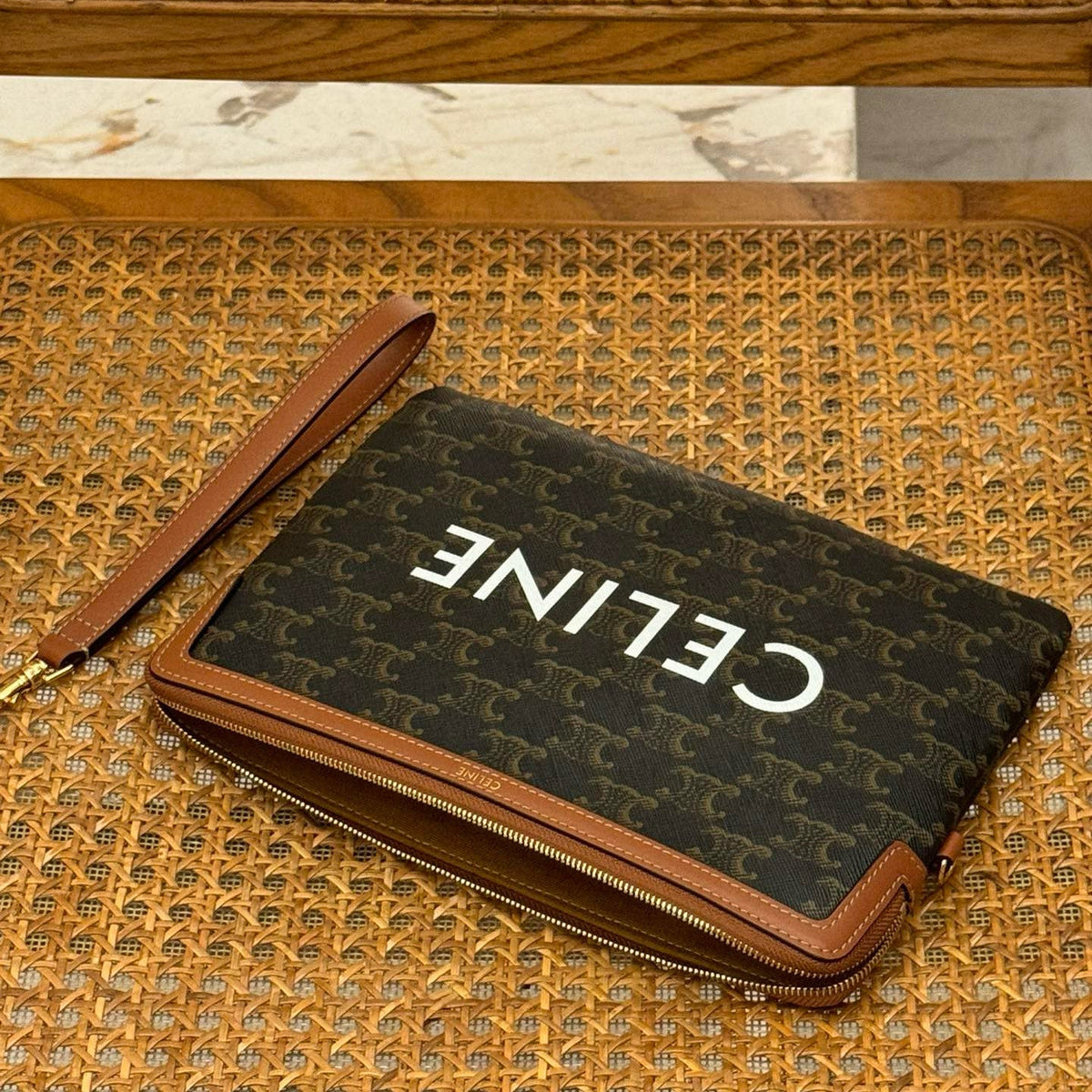 CEL SMALL POUCH WITH STRAP