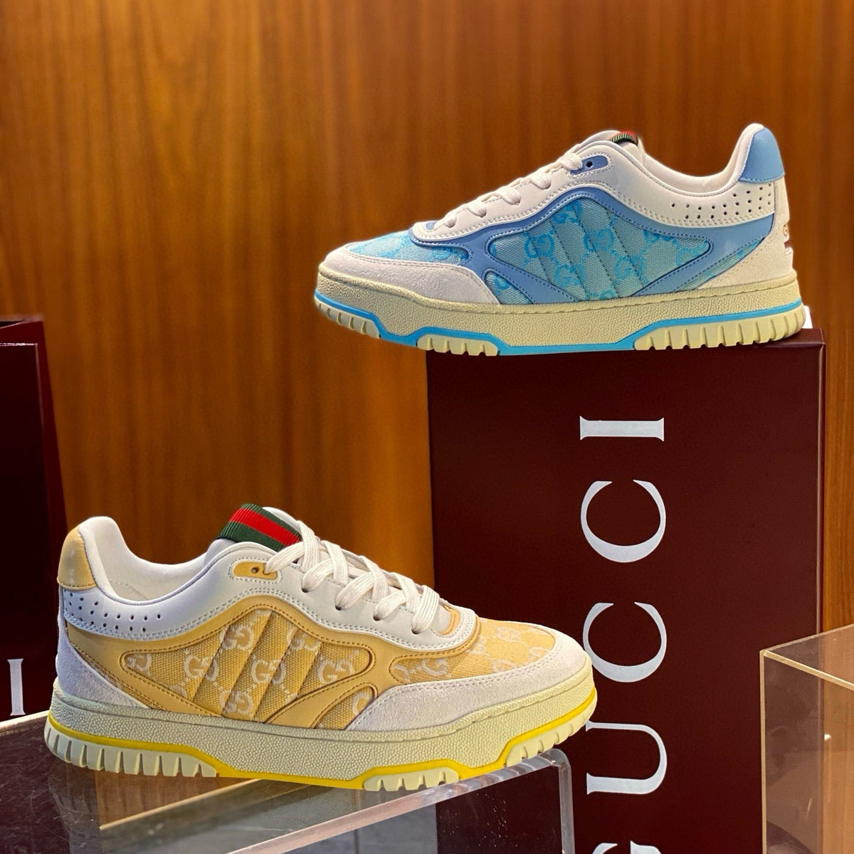 GG RE WEB SNEAKERS