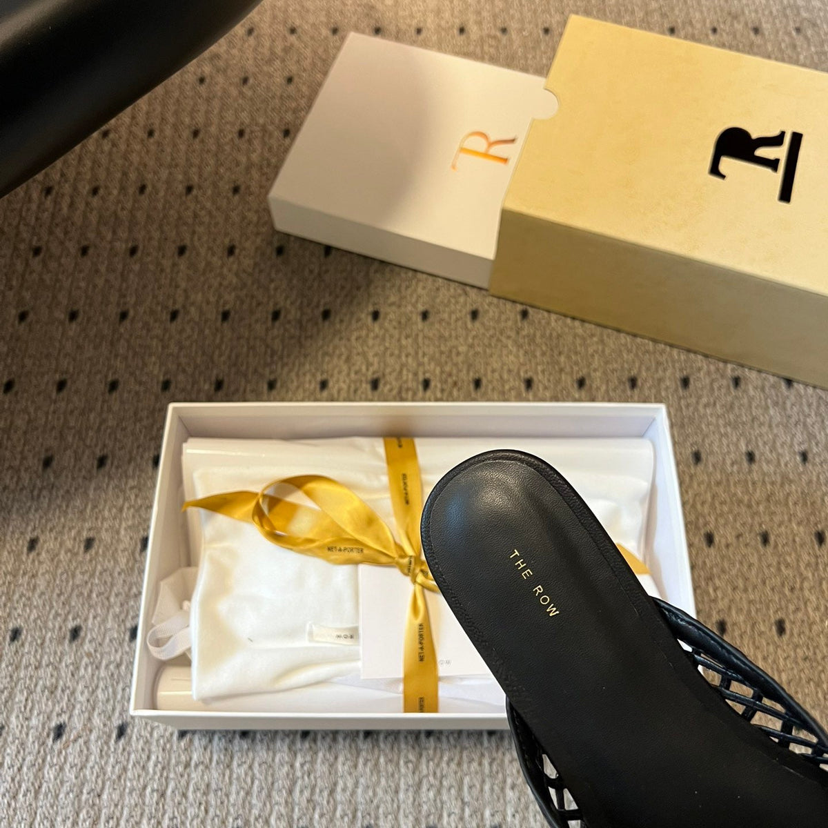 THE ROW LEATHER MULES