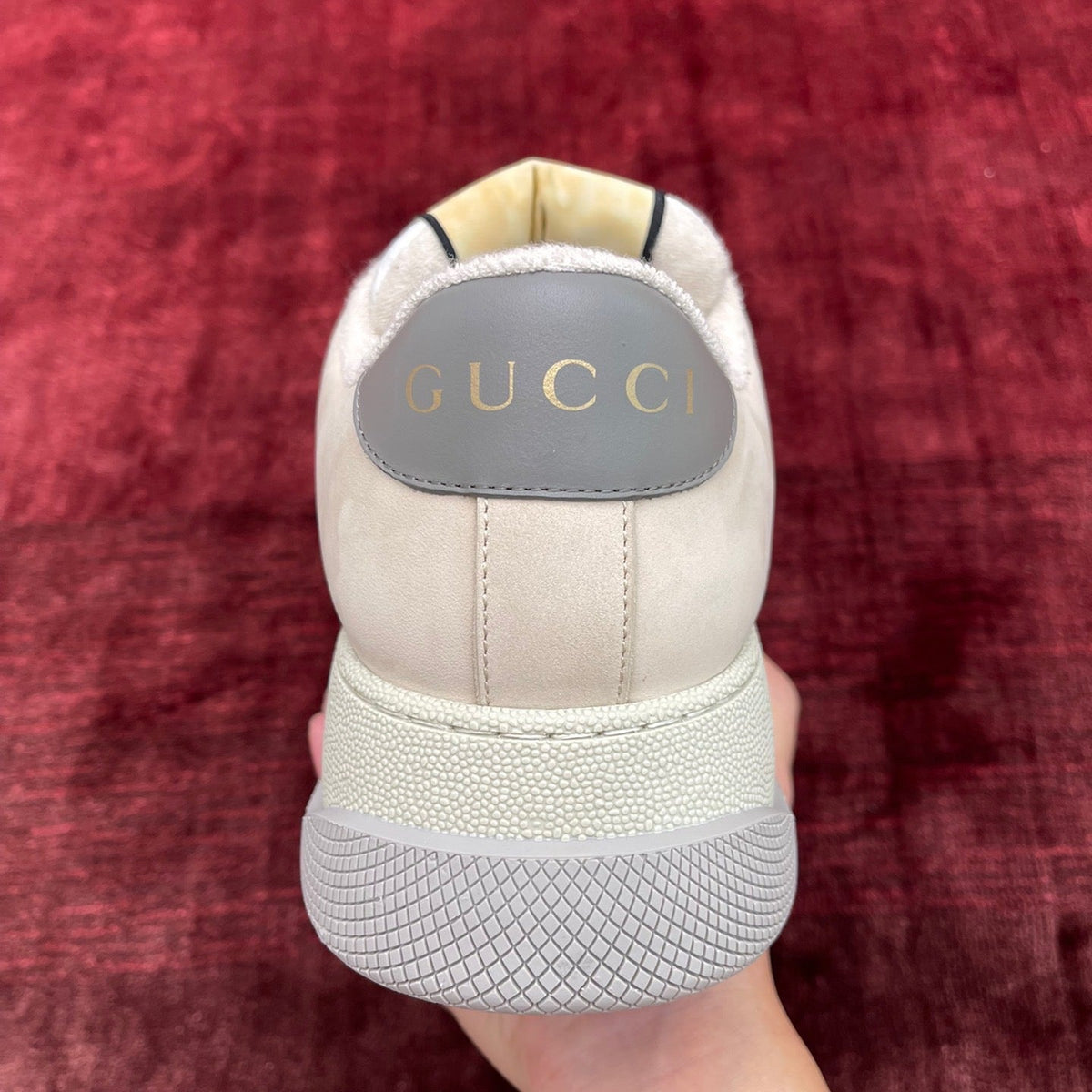 GG SCREENER LEATHER SNEAKERS