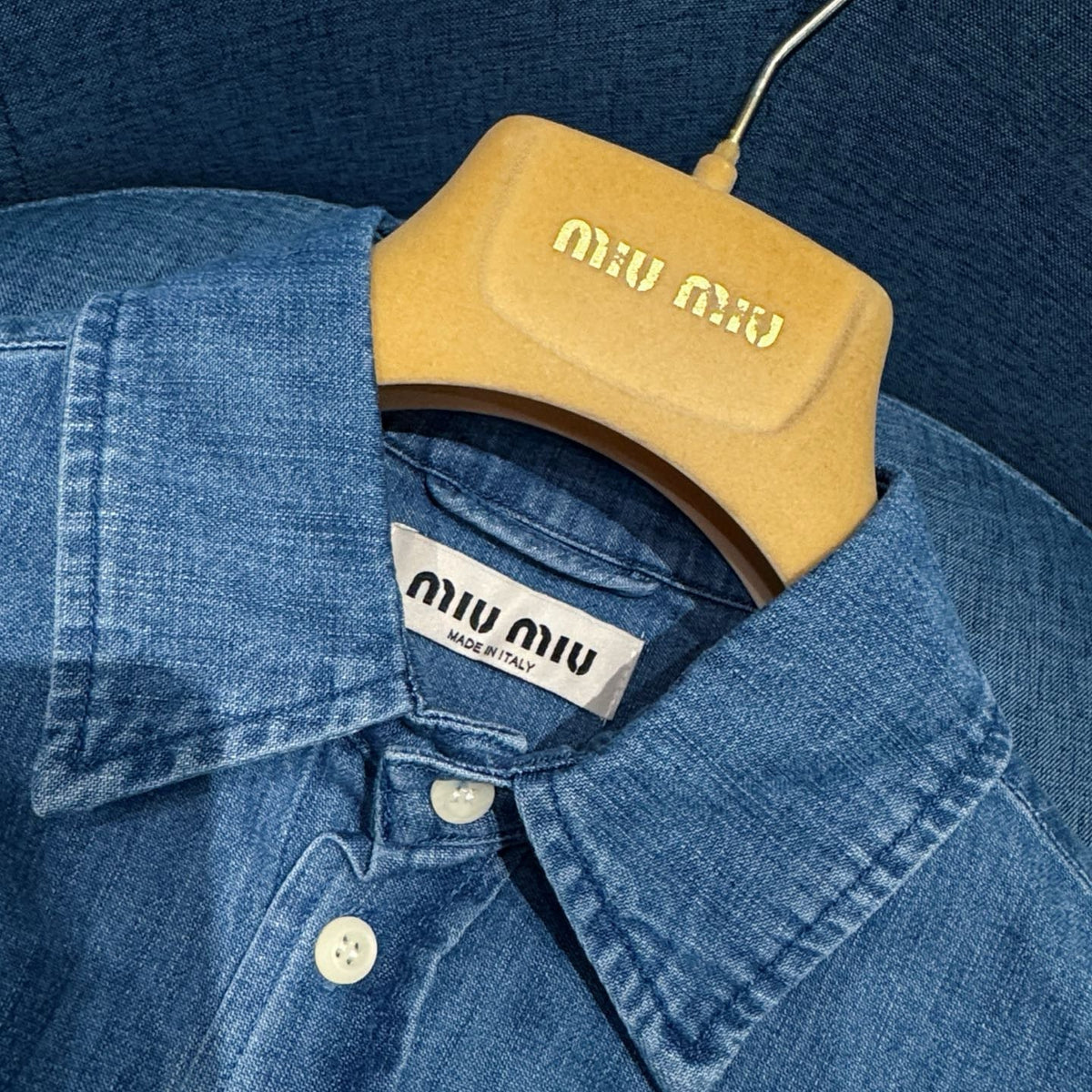 MIU M DENIM SHIRT