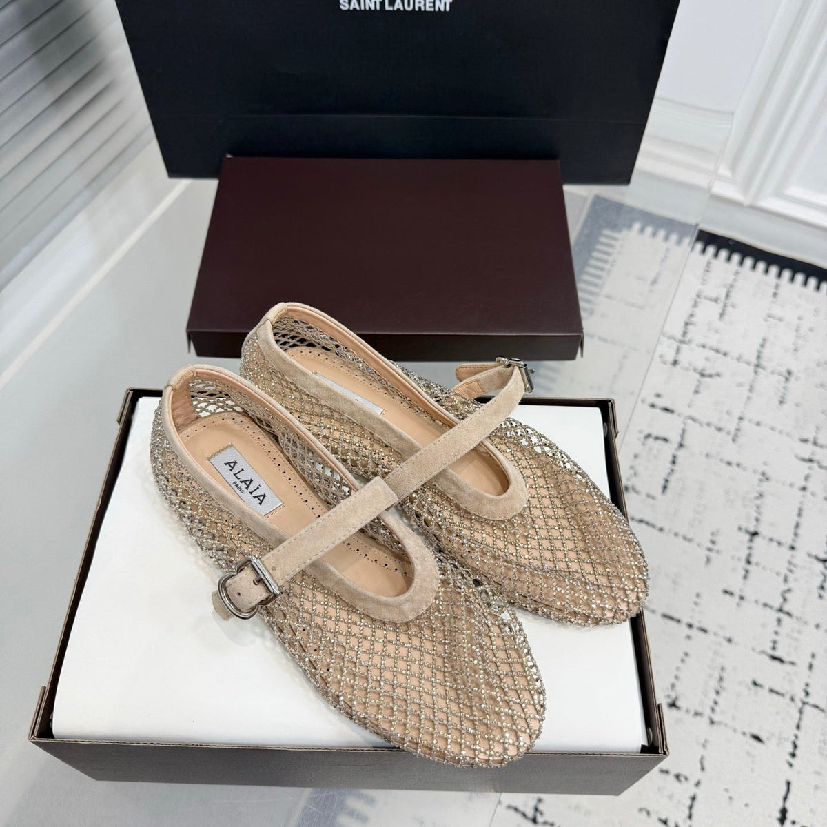 ALAIA BALLET FLATS
