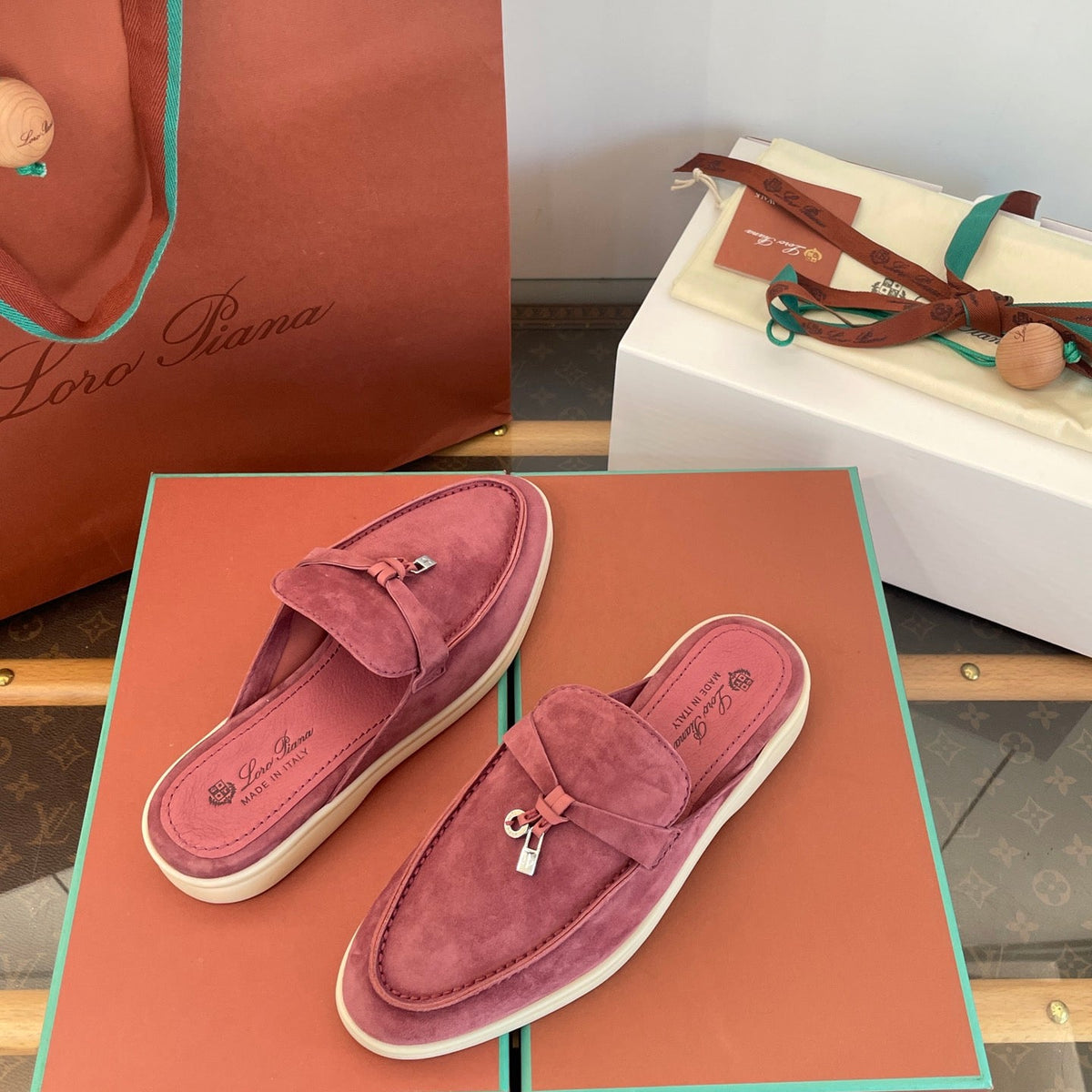 LORO P SUMMER CHARMS LOAFERS
