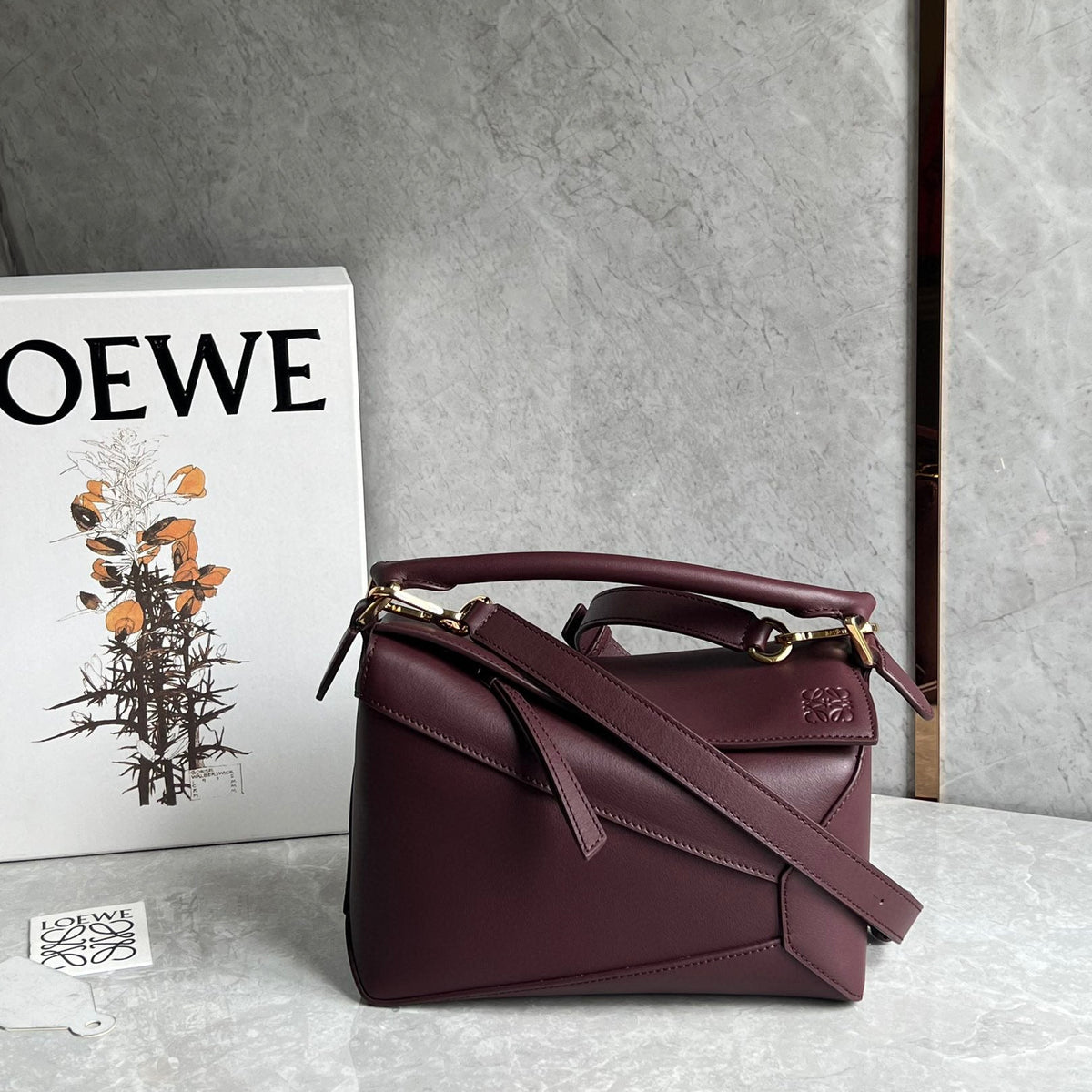 LOEW SMALL PUZZLE EDGE BAG