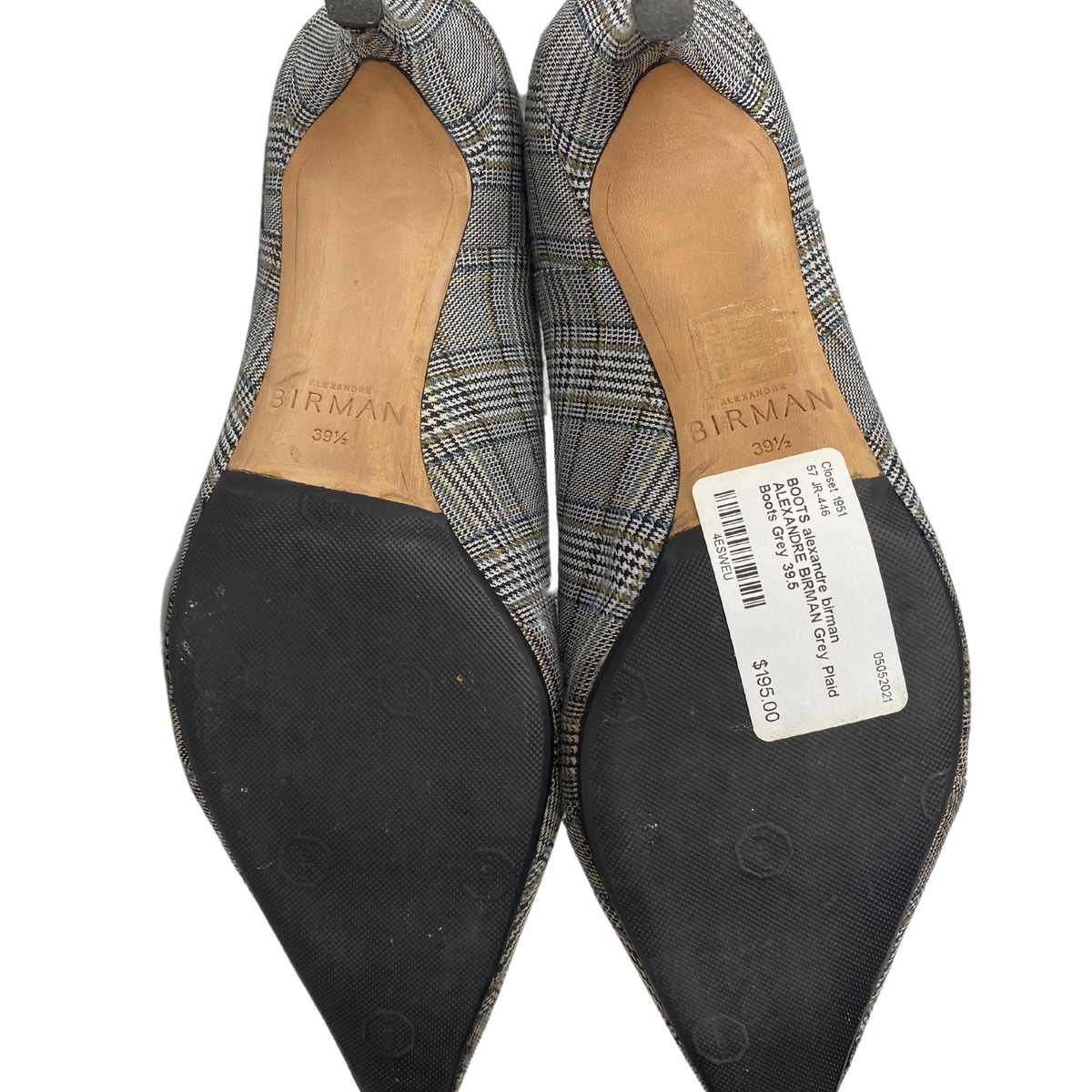 Alexandre Birman Plaid Boots |US9.5|IT39.5|