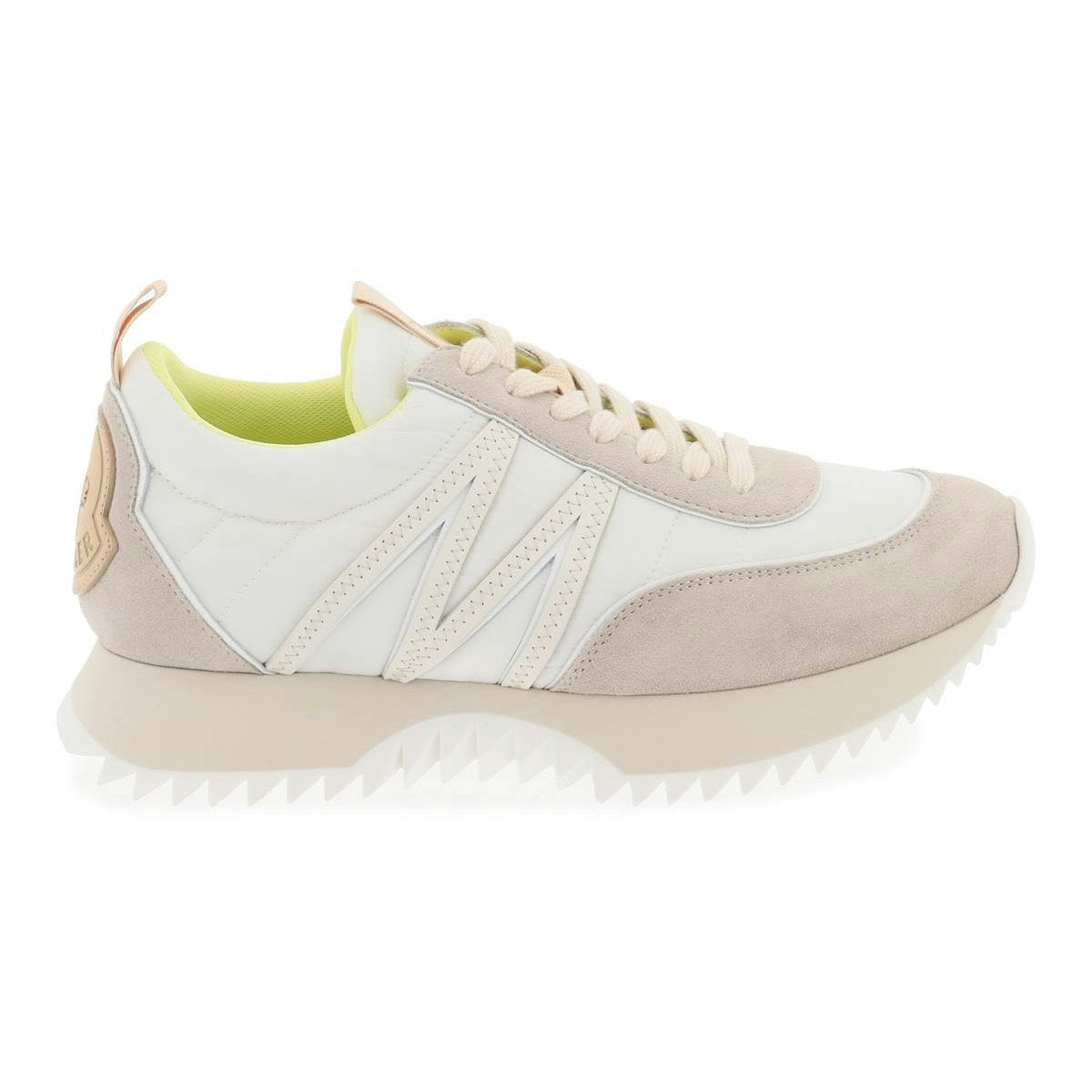 BASIC PACEY SNEAKERS IN NYLON AND SUEDE LEATHER.