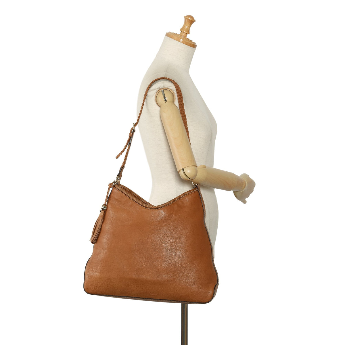 GUCCI Leather Marrakech Shoulder Bag